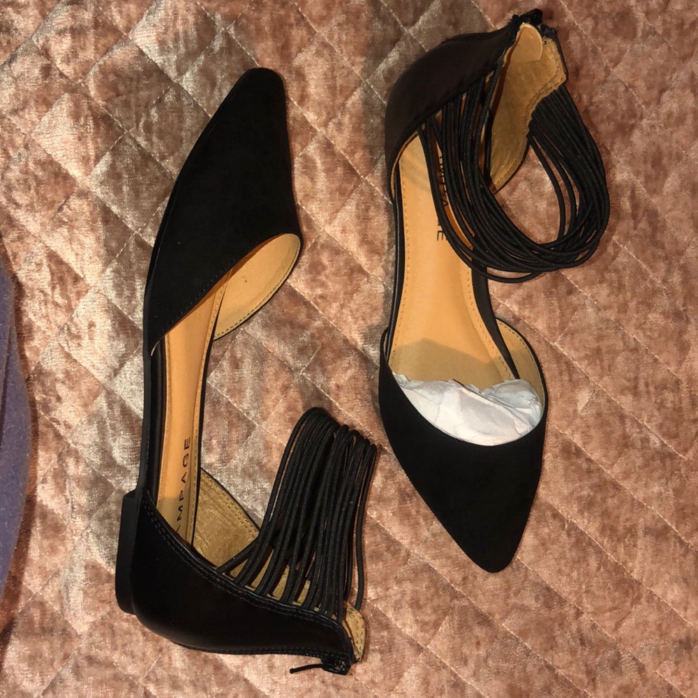 Rampage suede flat sandals